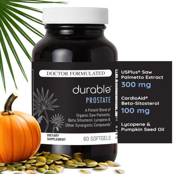 suplemento orgánico salud prostática licopeno y aceite semillas calabaza