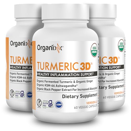 Suplemento Organixx de cúrcuma y curcumina