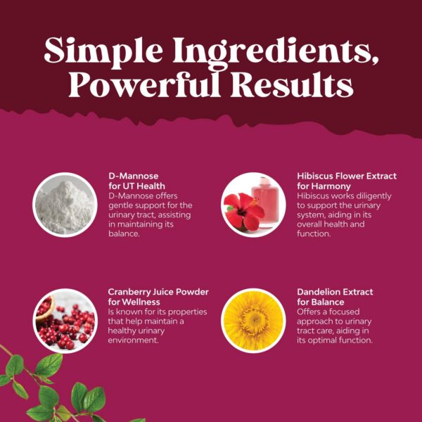 Suplemento Natures Craft D Mannose 1000mg para salud renal y urinaria