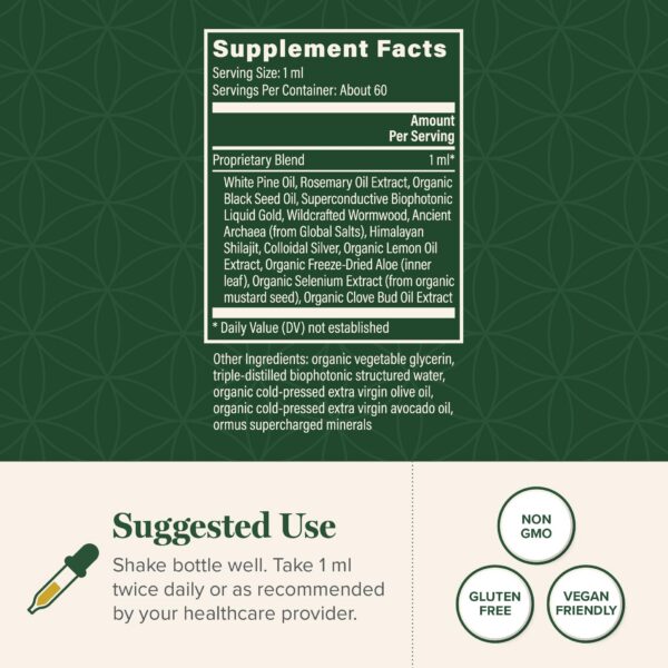 Suplemento Paratrex II para función inmunológica y desintoxicación
