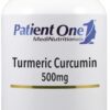 Suplemento Patient One cúrcuma curcumina 500mg 90 cápsulas