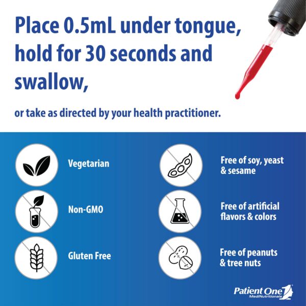 Suplemento Patient One vitamina b12 1 fl oz metilcobalamina