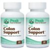 Suplemento Peak soporte colon detox 60 cápsulas pack 2