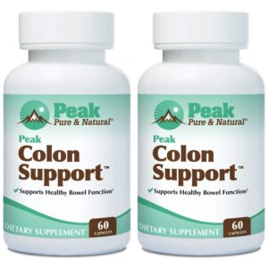 Suplemento Peak soporte colon detox 60 cápsulas pack 2