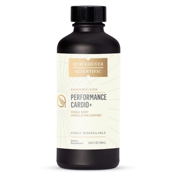 Suplemento Performance Cardio+ Quicksilver botella 3.38oz