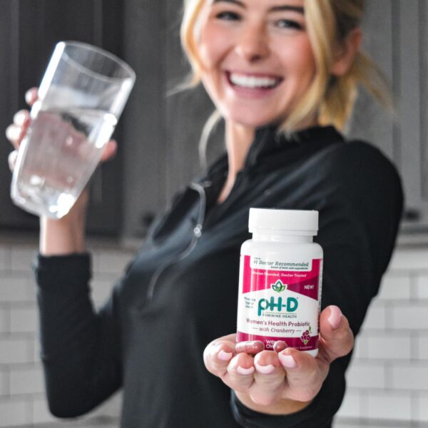 Suplemento pH-D con prebióticos y arándano extracto