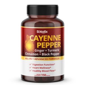 Version 1.0.0 Suplemento pimienta de cayena con jengibre y cúrcuma apoyo digestivo