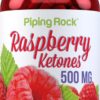 Suplemento Piping Rock Cetonas de Frambuesa 500mg 160 cápsulas