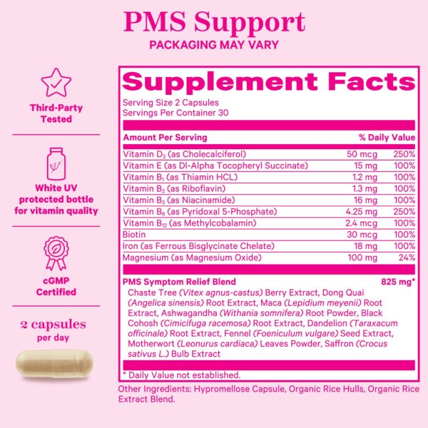 Suplemento PMS Pink Stork para equilibrio hormonal
