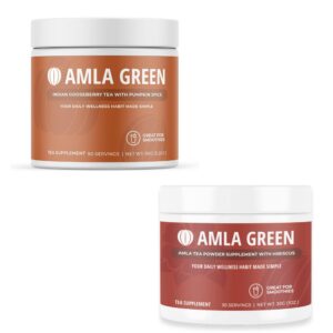 Suplemento polvo Amla Green con té verde antioxidante