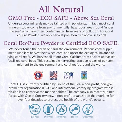 Frasco suplemento polvo calcio Coral EcoPure