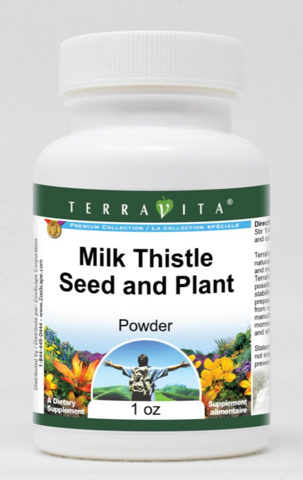 Suplemento polvo Cardo Mariano TerraVita frasco