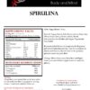 Bolsa suplemento spirulina Dual Health Body Mind 5 lbs