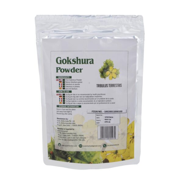 Suplemento en polvo Gokshura para culturismo y fuerza