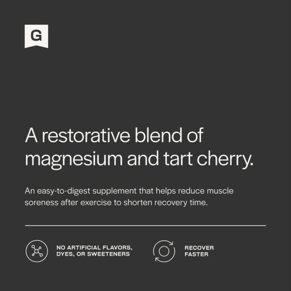 Suplemento en polvo con magnesio y cereza para mejor descanso Gainful