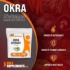 Suplemento polvo okra BulkSupplements alta fibra para salud digestiva
