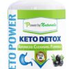 Suplemento Power By Naturals Keto Detox 60 cápsulas paquete frontal