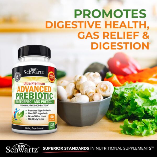 Suplemento prebiótico avanzada BioSchwartz 120 cápsulas