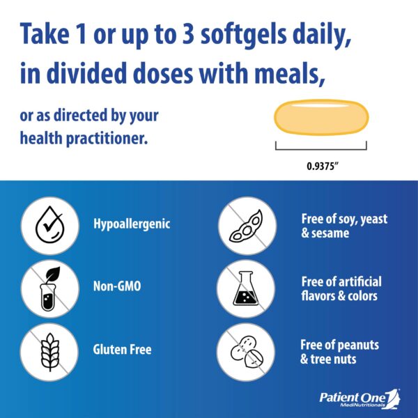 Suplemento prensado en frío aceite de onagra Patient One