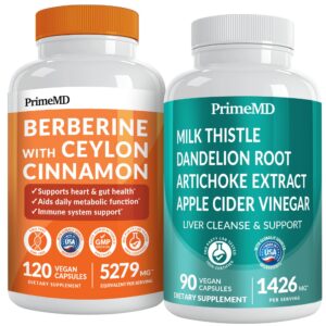 Version 1.0.0 Suplemento PrimeMD berberina 21 en 1 120 cápsulas