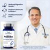 suplemento probiótico 11 cepas con prebióticos para salud intestinal 1md