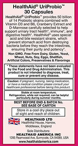 Suplemento probiótico con 50 mil millones CFU y prebiótico