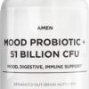 Version 1.0.0 Suplemento probiótico Amen Mood envase frontal