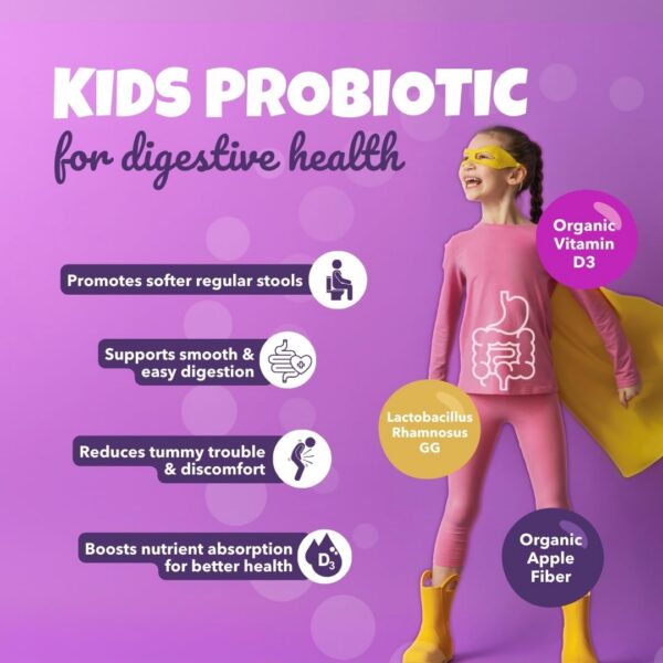 Suplemento probiótico infantil Bio360 saludable y natural