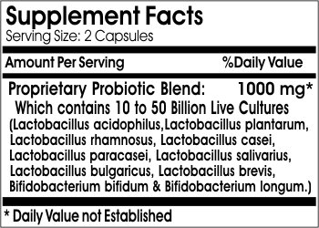 Suplemento probiótico Naturetition sin aditivos