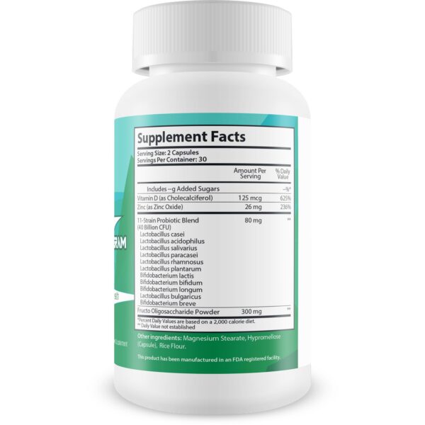 Suplemento probiótico y prebiótico Digestive Harmony fórmula avanzada