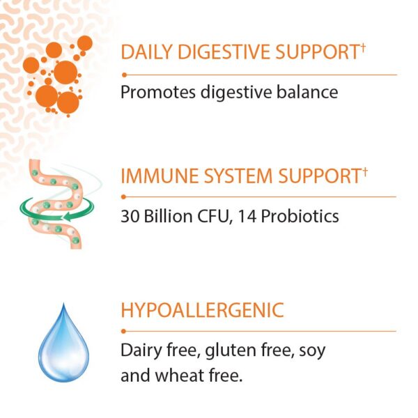 Suplemento probiótico y prebiótico Garden of Life para uso diario