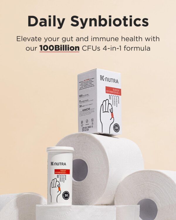 Suplemento probiótico prebiótico postbiótico zinc K-Nutra