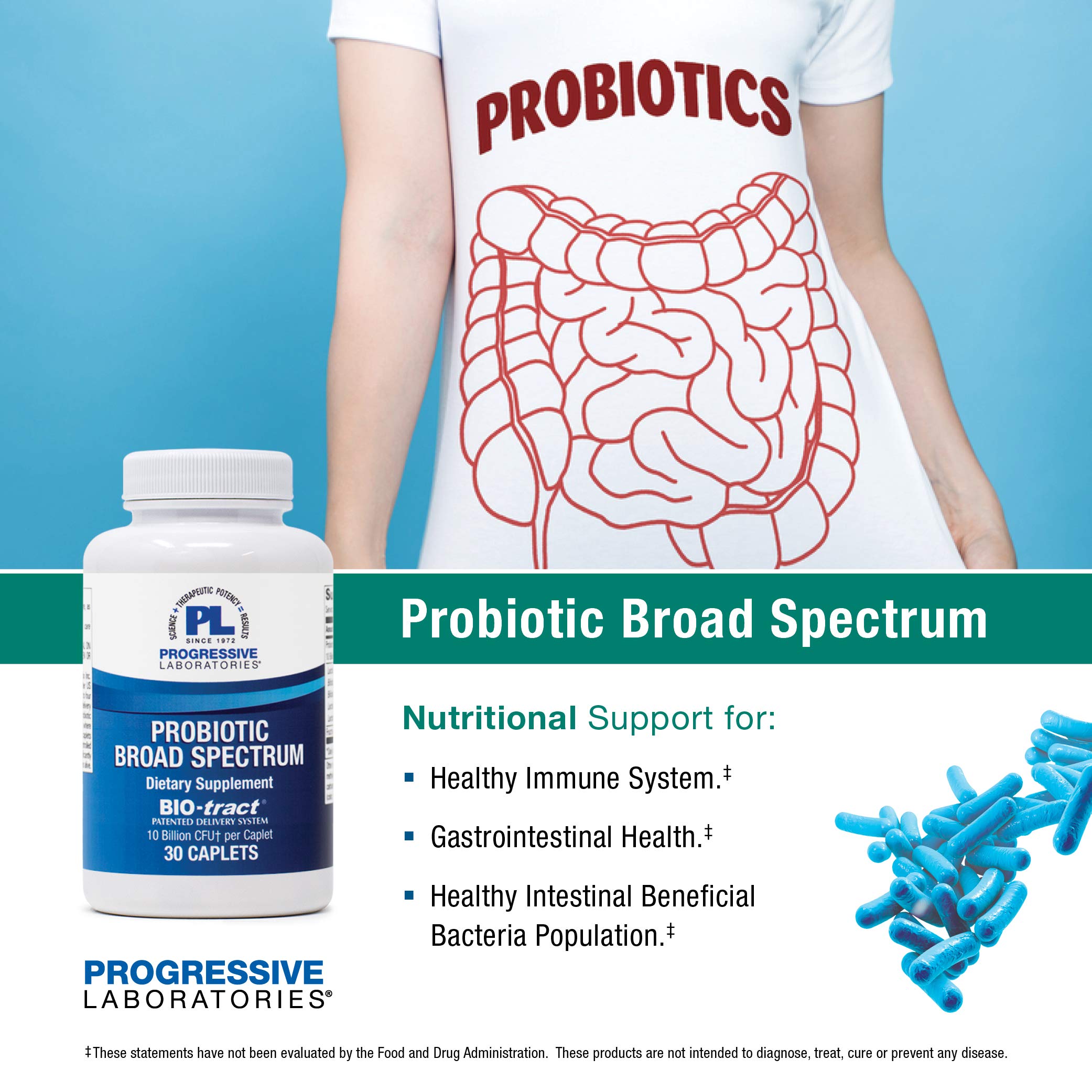 Progressive Labs Probiotic Broad Spectrum, 10 Billion CFU