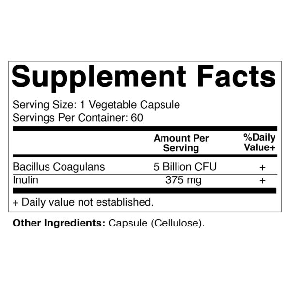 Suplemento probiótico para salud GI