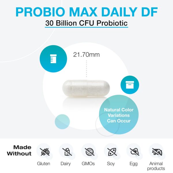 Caja de suplementos probióticos para salud digestiva XYMOGEN