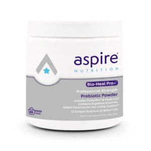 Version 1.0.0 Suplemento de probióticos en polvo Bio-Heal Pro+ Aspire Nutrition