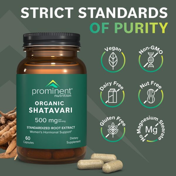 Suplemento Prominent Nutrition Shatavari 500mg