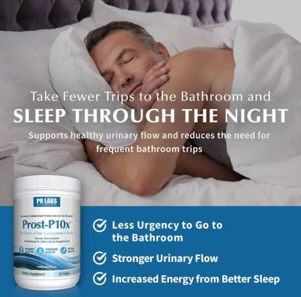 Suplemento Prost-P10x con Saw Palmetto y Beta Sitosterol