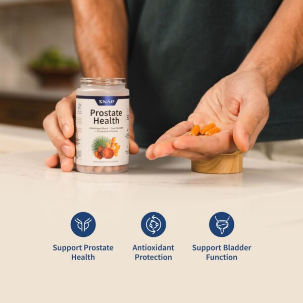 Suplemento prostatitis Snap Supplements para hombres