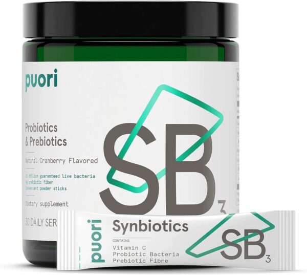 Suplemento Puori Probióticos SB3 caja frontal