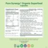 Suplemento PURE SYNERGY cápsulas con vegetales, hongos y algas
