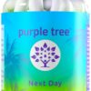 Version 1.0.0 Frasco de suplemento purple tree Next Day con ingredientes naturales