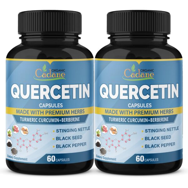 Suplemento quercetina 120 cápsulas con cúrcuma y berberina Cadane