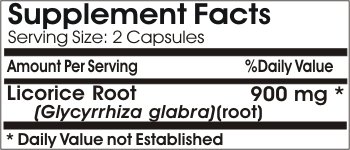 Suplemento raíz de regaliz sin aditivos USA