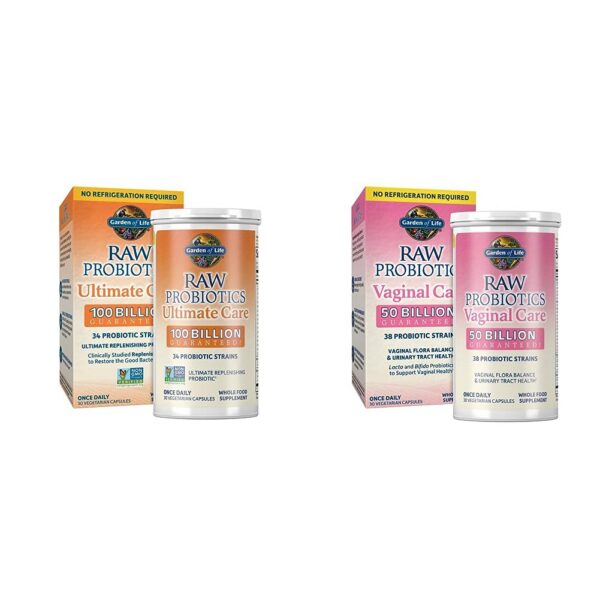 Version 1.0.0 Suplemento Raw Probiotics Ultimate Care para salud digestiva y sistema inmune