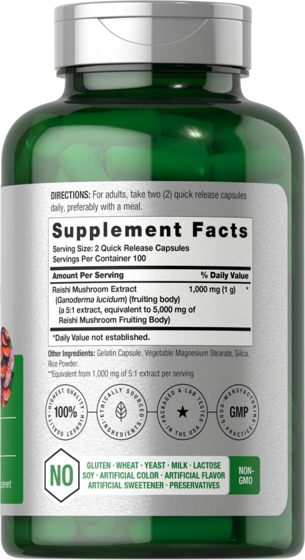 Suplemento de Reishi con extracto 5:1 para bienestar diario