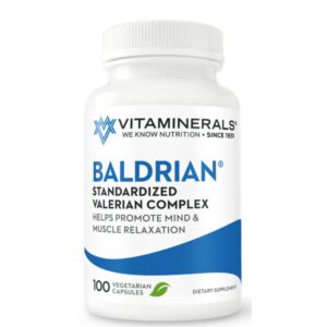 Suplemento relajante natural Valeriana estandarizada Vitaminerals