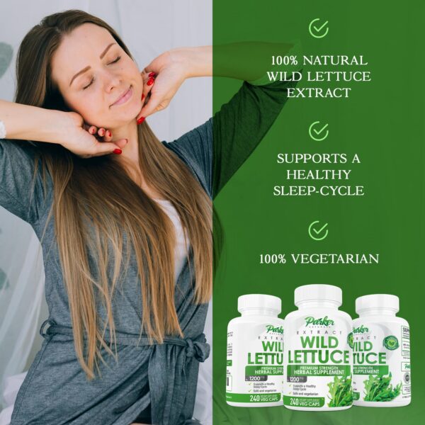 Version 1.0.0 Suplemento relajante sueño Parker Naturals lechuga silvestre