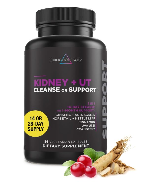Suplemento renal Livingood Daily para salud de riñones y tracto urinario