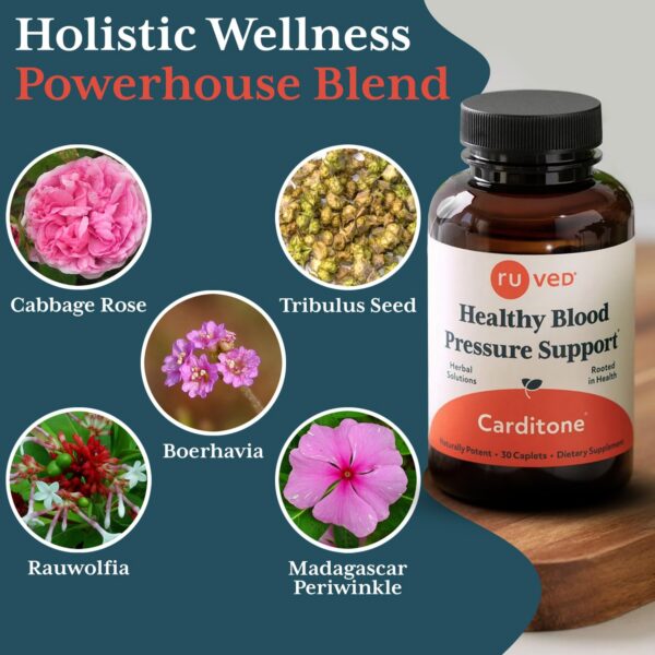 Suplemento ruved Carditone mostrado con cápsulas